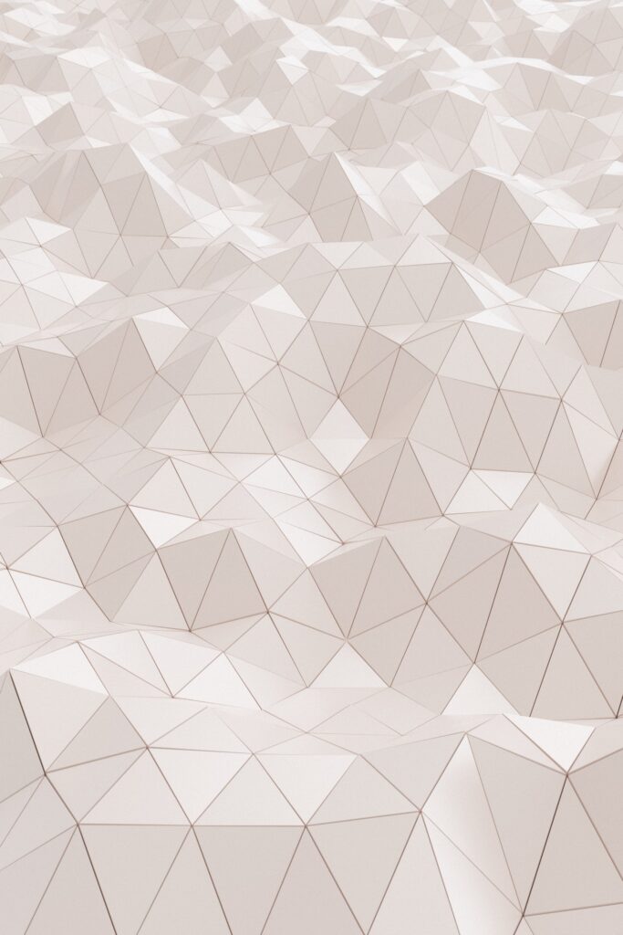 white geometic background